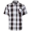 Bigdude Short Sleeve Check Shirt Black