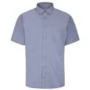 Bigdude Button Down Oxford Short Sleeve Shirt Royal Blue Tall