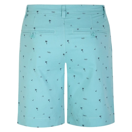Bigdude Summer Print Chino Shorts Light Blue - Image 4