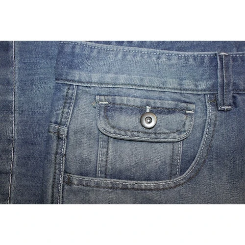 Bigdude Cargo Denim Shorts Mid Wash - Image 6