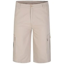 Bigdude Cropped Cargo Trousers Taupe