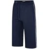 Bigdude Cropped Tricot Joggers Navy