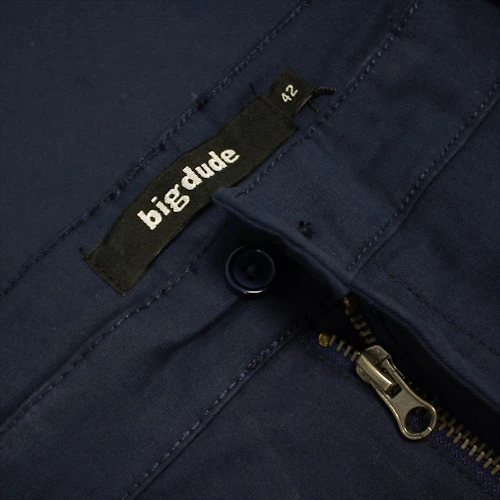 Bigdude Stretch Chino Shorts Navy - Image 5