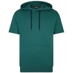 Bigdude Short Sleeve Hoody Green Tall