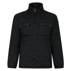 Bigdude Lightweight Quilted Jacket Black