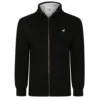 Bigdude Sherpa Lined Zip Hoody Black