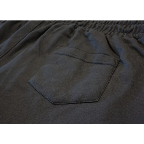 Bigdude Cut & Sew Panel Joggers Black - Image 6