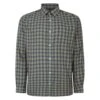 Bigdude Long Sleeve Check Shirt Mustard
