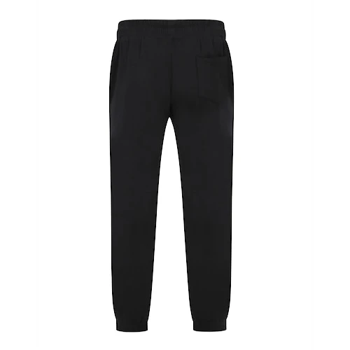 Bigdude Cut & Sew Panel Joggers Black - Image 4