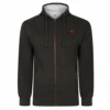 Bigdude Sherpa Lined Zip Hoody Charcoal