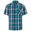 Bigdude Short Sleeve Check Shirt Green
