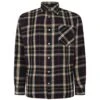 Bigdude Long Sleeve Check Flannel Shirt Navy