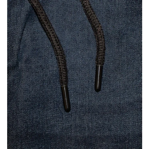 Bigdude Jersey Waistband Denim Shorts Dark Wash - Image 8