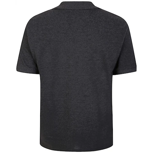 Bigdude Plain Polo Shirt- Charcoal - Image 9