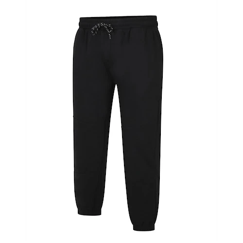 Bigdude Cut & Sew Panel Joggers Black
