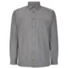 Bigdude Button Down Oxford Long Sleeve Shirt Charcoal