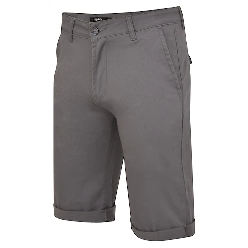 Bigdude Stretch Chino Shorts Grey - Image 2