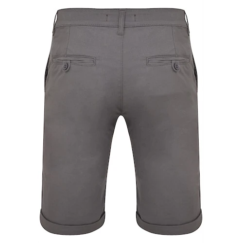 Bigdude Stretch Chino Shorts Grey - Image 4