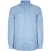 Bigdude Oxford Long Sleeve Shirt Light Blue