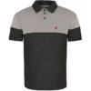 Bigdude Cut & Sew Polo Shirt Grey/Charcoal Tall