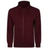 Bigdude Original Full Zip Hoody Burgundy Tall