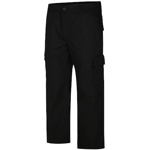 Bigdude Lightweight Elasticated Waist Cargo Trousers Black - Image 2