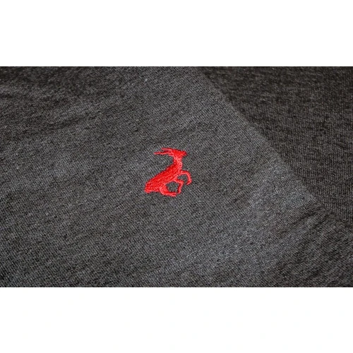 Bigdude Open Hem Loop Back Joggers Charcoal - Image 7