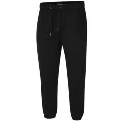 Bigdude Basic Cuffed Joggers Black