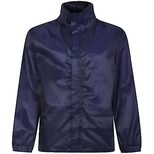 Bigdude Showerproof Packaway Rain Jacket Navy - Image 6