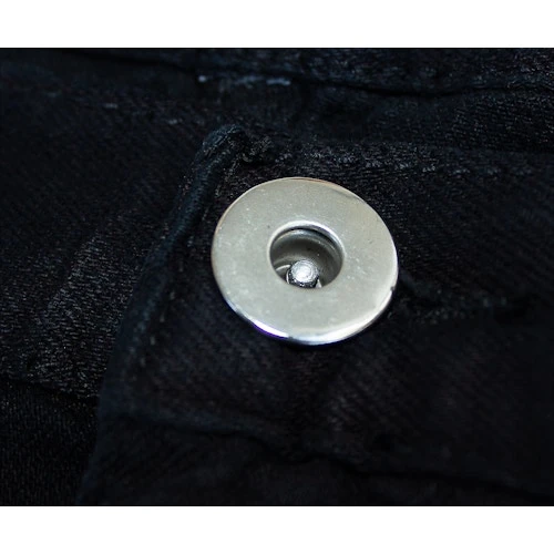 Bigdude Elasticated Waist Jeans Black - Image 8