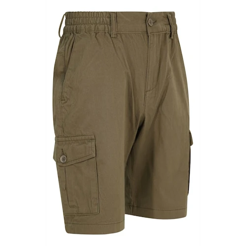 Bigdude Elasticated Waist Cargo Shorts Khaki - Image 2