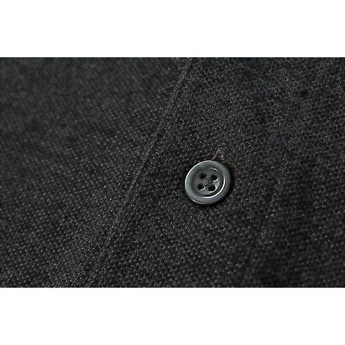 Bigdude Plain Polo Shirt- Charcoal - Image 6