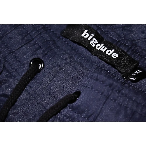 Bigdude Plain Swim Shorts Navy - Image 4