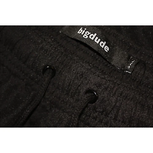 Bigdude Plain Swim Shorts Black - Image 9