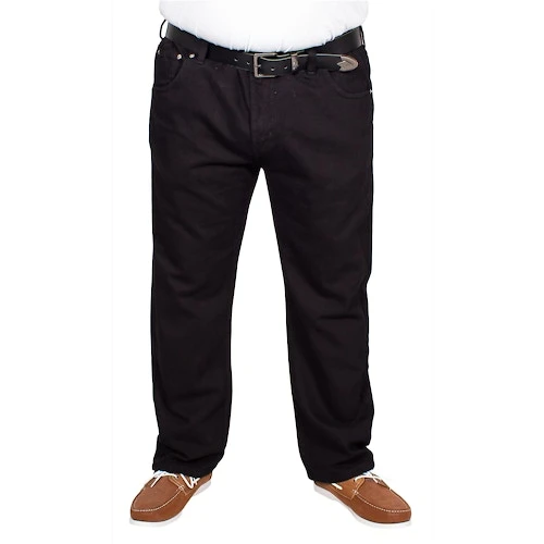 Bigdude Elasticated Waist Jeans Black - Image 7