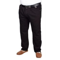 Bigdude Elasticated Waist Jeans Black
