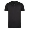 Bigdude Jersey Polo Shirt With Pocket Black
