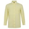 Bigdude Classic Long Sleeve Poplin Shirt Lemon Tall