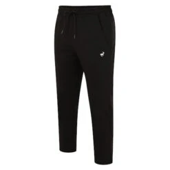 Bigdude Open Hem Loop Back Joggers Black