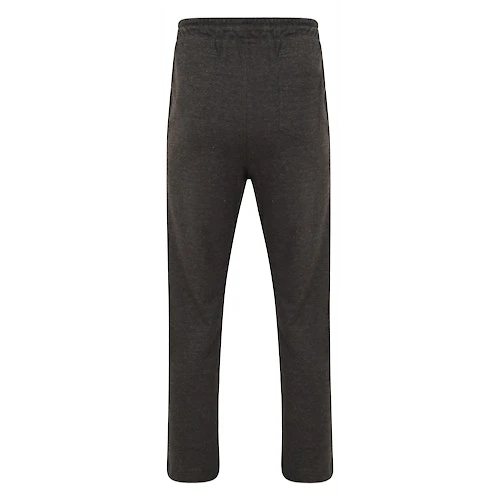 Bigdude Open Hem Loop Back Joggers Charcoal - Image 4