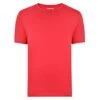 Bigdude Plain Crew Neck T-Shirt Red Space Cherry Tall