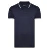 Bigdude Tipped Polo Shirt Navy