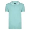 Bigdude Tipped Polo Shirt Turquoise